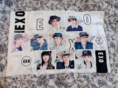 EXO WE ARE ONE K-Pop Fabric Banner Towel Throw Wall Hanging Chen Kai Suho