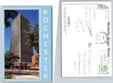 Vintage 1989 Rochester NY Postcard - Xerox Square Skyscraper - Edwards Press