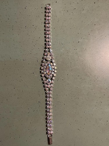 Vintage Iridescent Juliana rhinestone bracelet