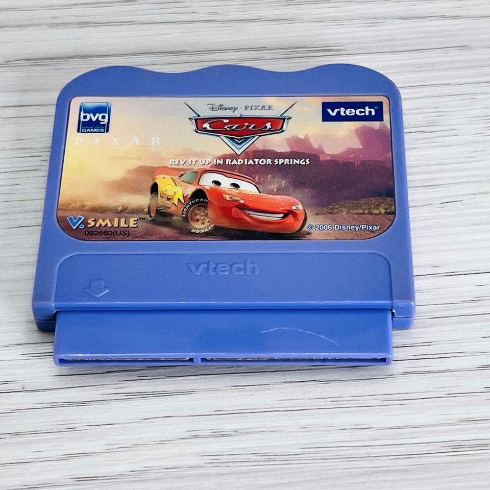 Vtech Cars Game Cartridge Rev It Up In Radiator Springs Smile Math Vocabulary - Image 3 of 3