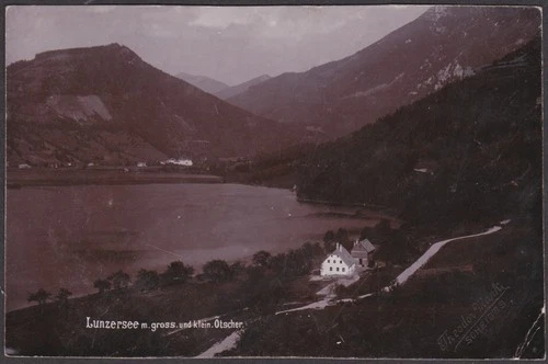 30338 AK Motiv am Lunzersee mit Ötscher Atelier Mark Scheibbs