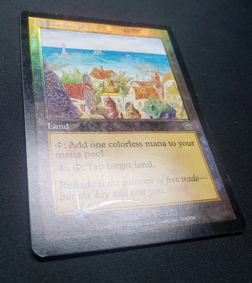 Rishadan Port - Foil - Poor - Damaged?  - Mercadian Masques - Image 2 of 4