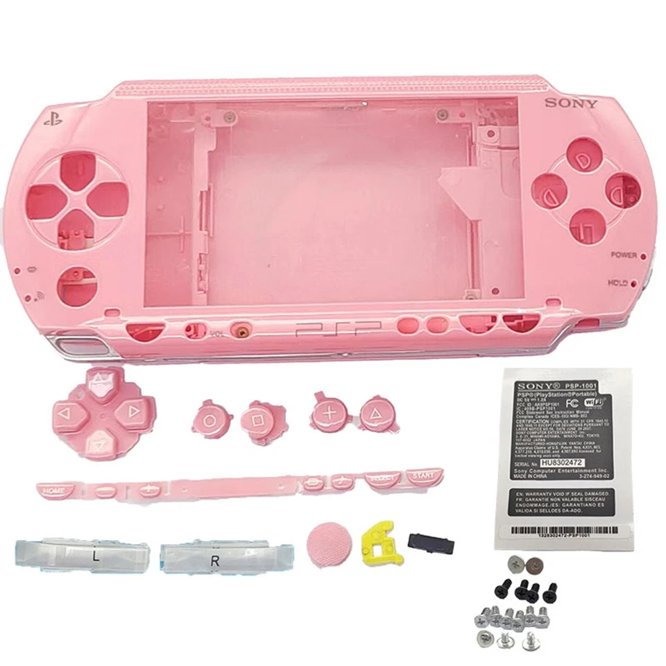 PSP 1000 Faceplate Shell Housing Full Housing Case w/ Buttons - Image 4 of 4