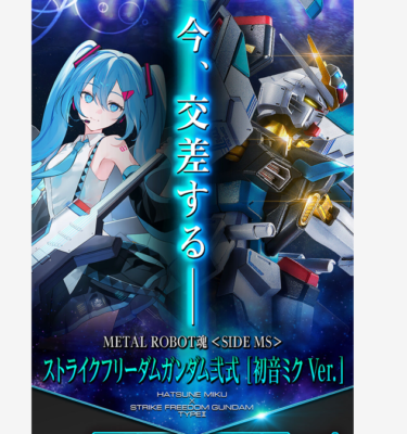 METAL ROBOT SPIRITS SIDE MS Strike Freedom Gundam Type II Hatsune