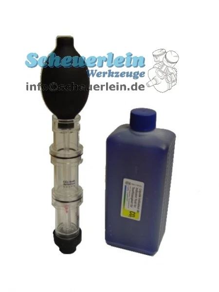 MARKENLOS Probador de fugas de dióxido de carbono de CO2 probador de fugas culata dispositivo de prueba de estanqueidad CO 2