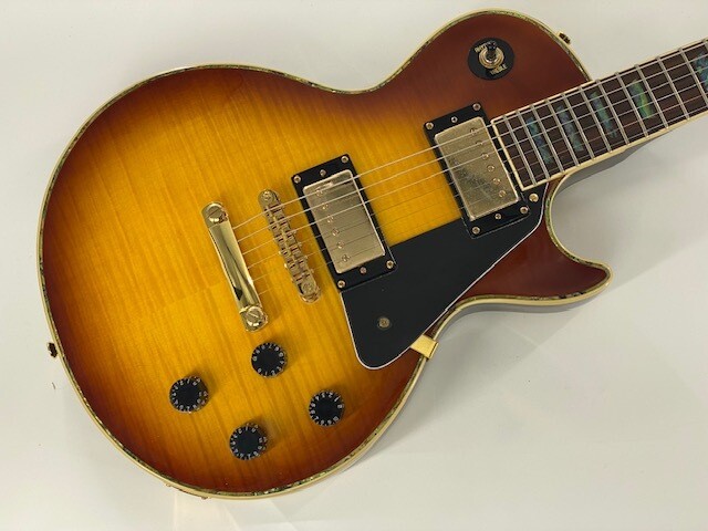 Electric Guitar GFC GLP-750T Model Flame Top Sunburst | eBay