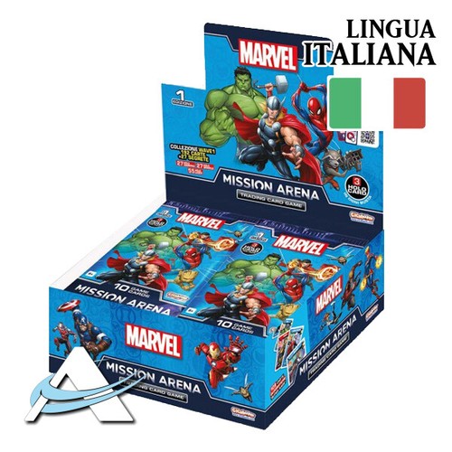 MARVEL MISSION ARENA Trading Card Game Box • ITALIAN LANGUAGE • ANDYCARDS Auction