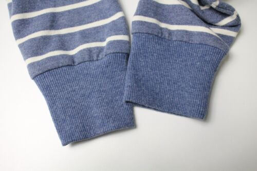 NAKETANO Hoodie Men's LARGE hoodie With Striped Pattern In Marine Melange - Picture 6 of 13