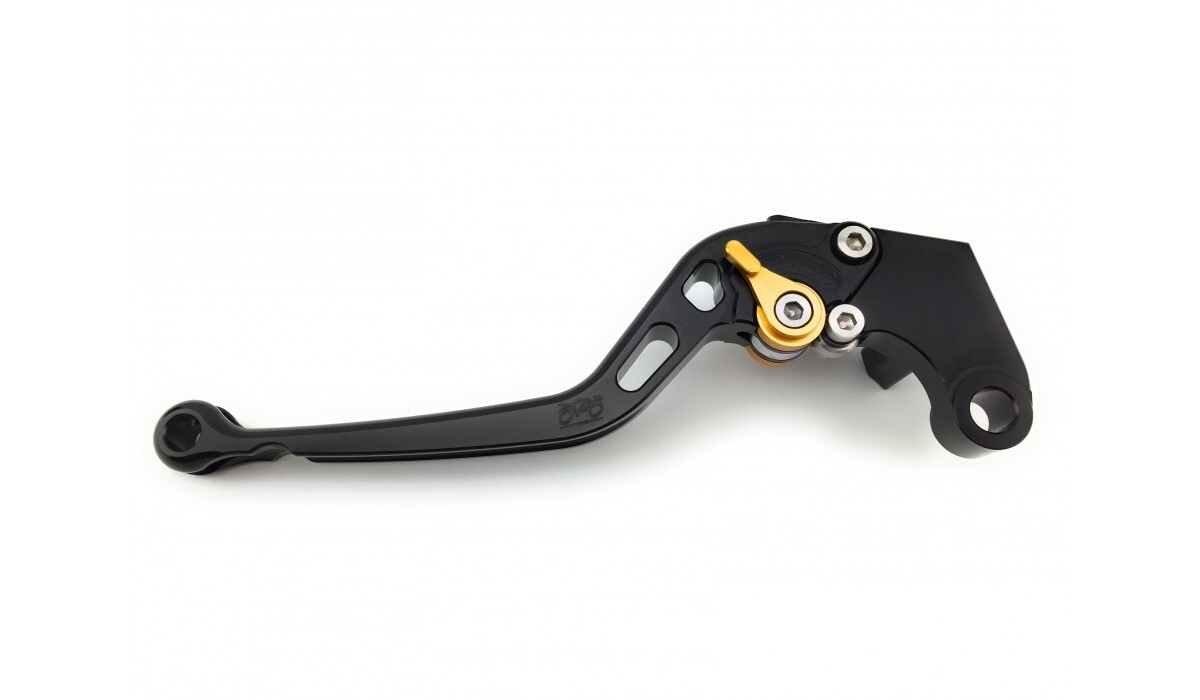 Coppia leve freno e frizione nere in alluminio Vespa Px - (e altri