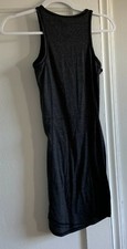 Bodycon Sleeveless Charcoal Jersey Dress US Size Small 