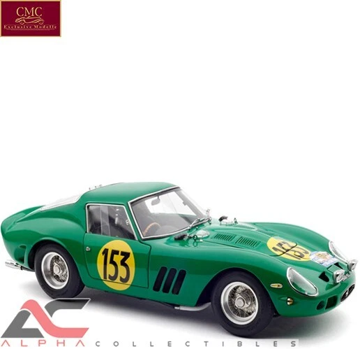 CMC M-250 1:18 1962 FERRARI 250 GTO (PIPER/MARGULIES) #153 TOUR DE