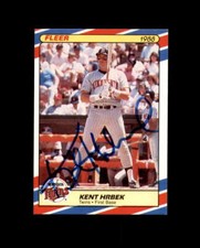 Kent Hrbek Signed 1988 Fleer Superstars Minnesota Twins Autograph