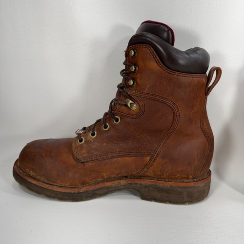 Stivali Chippewa 25227 taglia 9,5 D 8" impermeabili lisci stringati made in USA - Foto 8 di 12