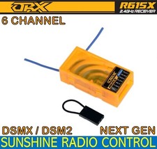 RC Receiver OrangeRX R615X Next Gen DSMX DSM2 Spektrum Compatible 6 Channel RX