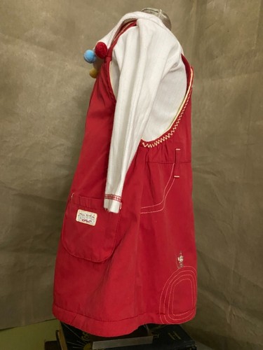 DISNEY BABY DUMBO CIRCUS 2pz Vestito Set Bianco POMPOM Top/Maglione Rosso Ragazza 18 Mo - Foto 4 di 12