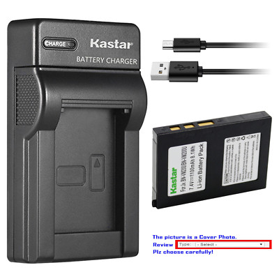 Kastar Battery Slim Charger for JVC BN-VM200 BNVM200 VM200 & JVC LY34416-001B