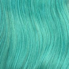  TQ Vibrant Turquoise Tape-in Hair Extensions - 10 Pieces