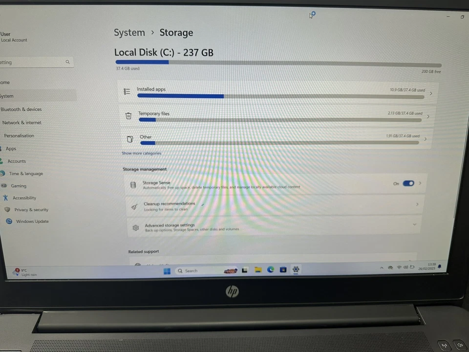 HP Laptop Windows 11 ZBOOK 15 G3 i7 6820HQ 8GB 256GB NVIDIA Quadro M2000M DENT - Image 4 of 4