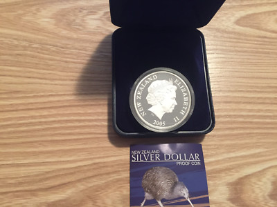 New Zealand - 2005 - 1 OZ Silver Proof Coin- Rowi Kiwi !! RARE | eBay