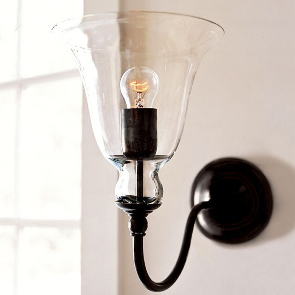 Glass Wall Lamp Kitchen Modern LED Lighting Indoor Wall Sconce Bar Wall