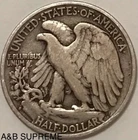 (1) 1916-1947 Walking Liberty Half Dollar F-VF Fine-Very Fine 90% Silver