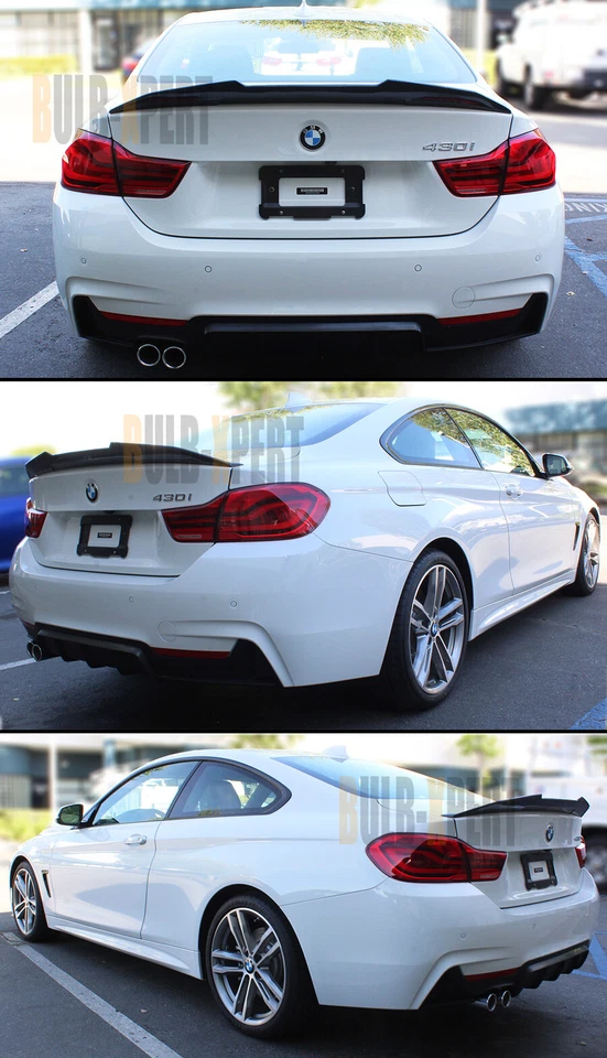 ALERÓN MALETERO FIBRA CARBONO BMW F32 428 430 435i 2 puertas high kick duckbill 14-20 Foto 4 de 4