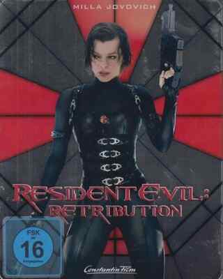 Blu-ray (3D + 2D) ''Resident Evil: Retribution'' im Steelbook  ***NEU & OVP***