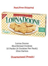 Lorna Doone, Shortbread Cookies, 40 Count 10 Pack of 4 Cookies 10oz Carton
