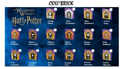 Lego Harry Potter - Chocogrouille 20 Jahre Tile 2 x 2 Chocolate Frog Card - Neu