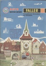 catalog FALLER 1965/66 AUTO MOTOR SPORT AMS railway complement price FB bb