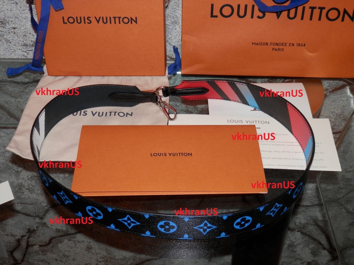 Limited LOUIS VUITTON Bandouliere J02314 Race Blue Digit Limited LOUIS VUITTON Bandouliere J02314 Race Blue Digit