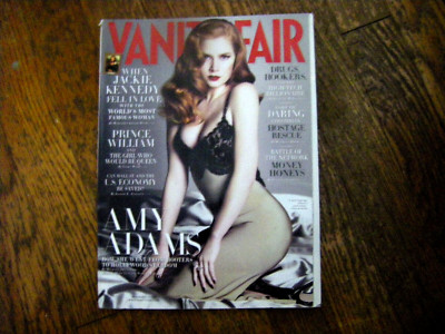 November 2008 Vanity Fair Magazine Amy Adams Prince William Kate Middleton READ