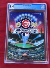 1990 MLB All-Star Game Official Program CGC 9.4 Julio Franco MVP POP 1