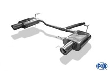 Fox Duplex Auspuff Sportauspuff Endschalldämpfer für Honda Accord 8 Limo Tourer