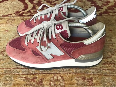 New Balance M990 BD Burgundy Vintage Rare Sneakers 7US 40EUR 25CM  