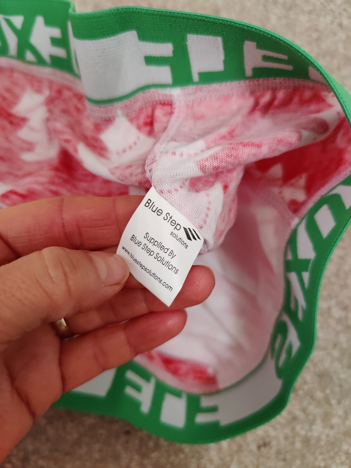 Men's novelty Christmas boxed shorts sexual elf Size Medium Xmas Sex