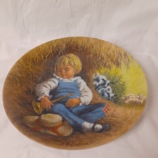 "Little Boy Blue" Limited-Edition 1980 Mother Goose Series Collector Plate