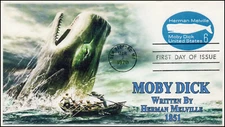 AO-U554, 1970, Moby Dick, First Day Cover, Add-on Cachet, 6 cent, postal station