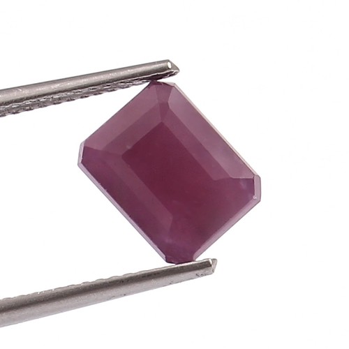 100% Natural Mozambique Red Ruby Unheated Radiant Cut Loose Gemstone 4.55 Ct - Picture 2 of 6