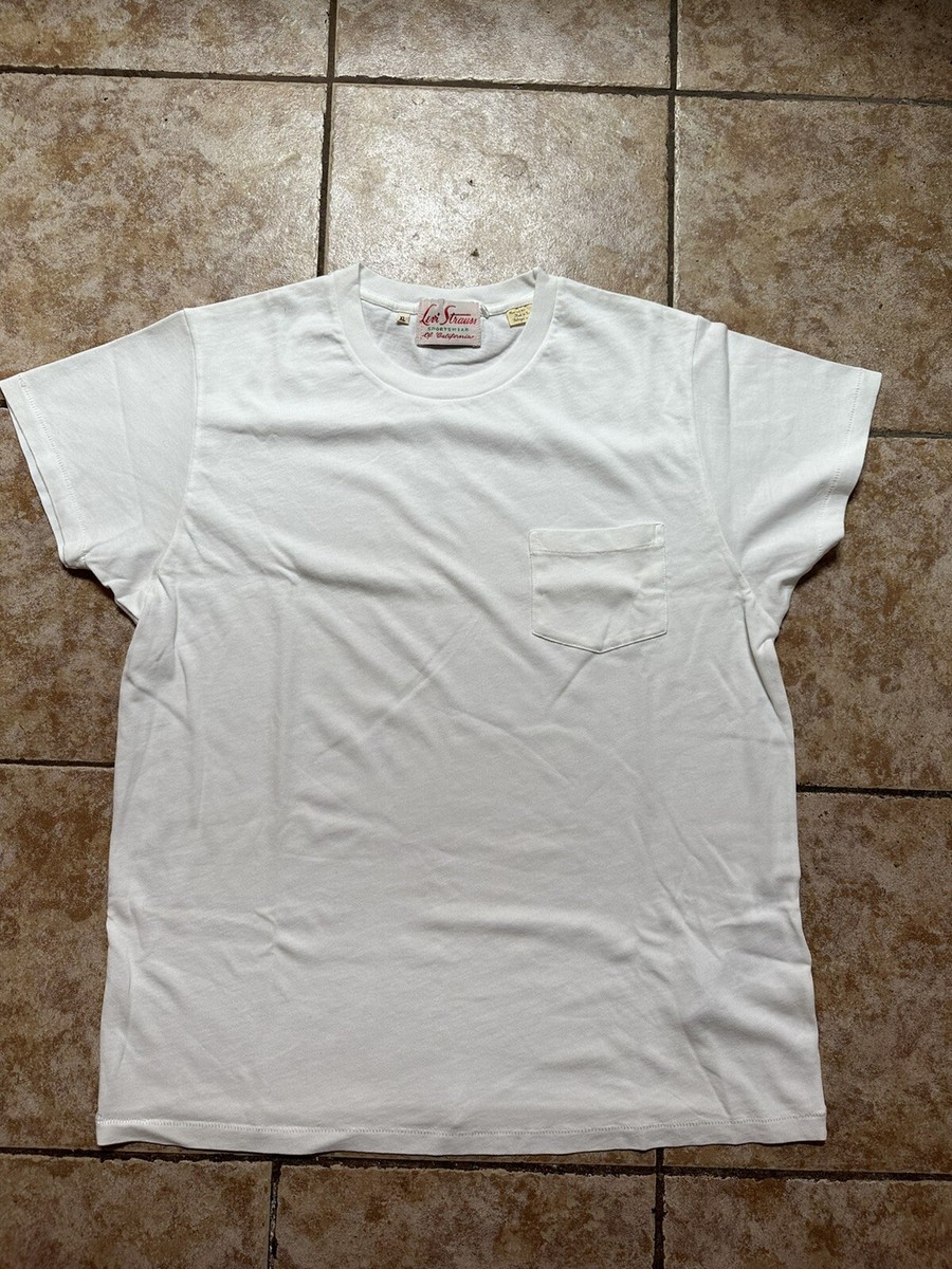 plain white pocket tee