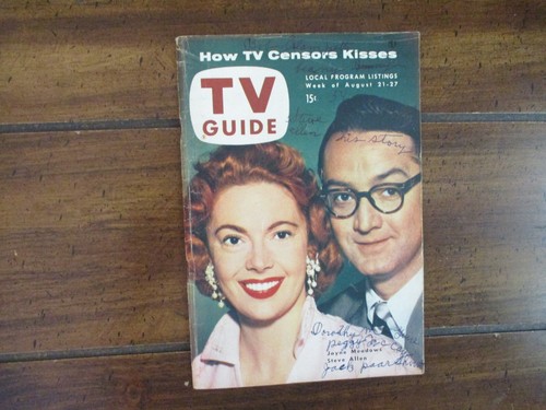 8/1954 TV Guide(BEANY AND CECIL/PEGGY McCAY/BOB CLAMPETT/ALAN KEYS/CHEF CARDINI) - Picture 4 of 12