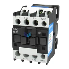 CJX2-1810 DIN Rail Mount AC Contactor 3 Pole One NO 110V Coil 32A 35mm✦Kd
