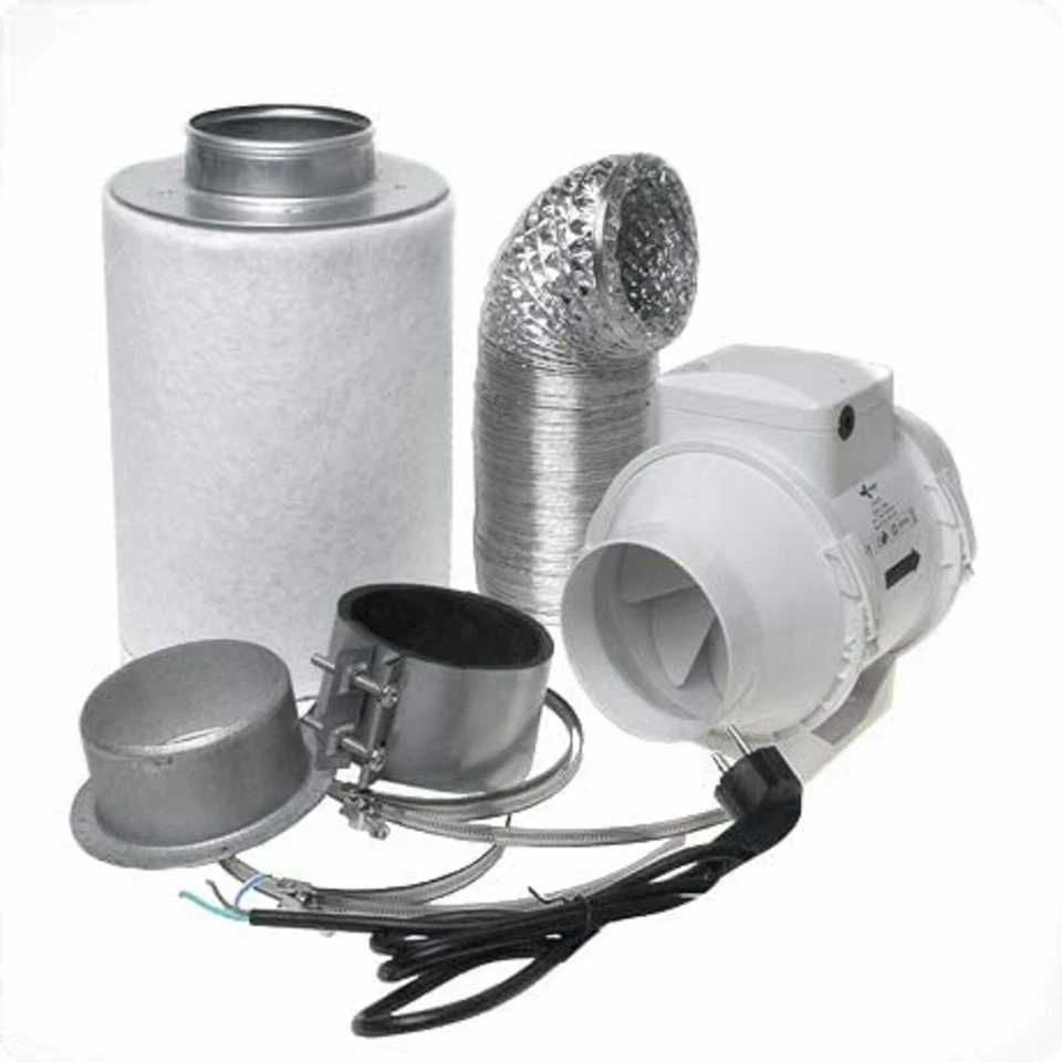 Kit Chambre de Culture Indoor - Cooltube HPS - Extracteur d'air - Filtre à charb - Photo 3/4