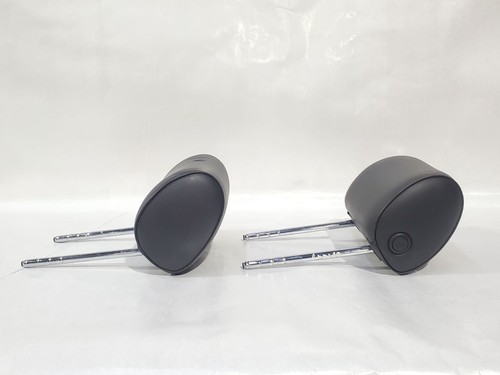 Audi TT 2002 OEM par de reposacabezas cuero negro - Imagen 9 de 11