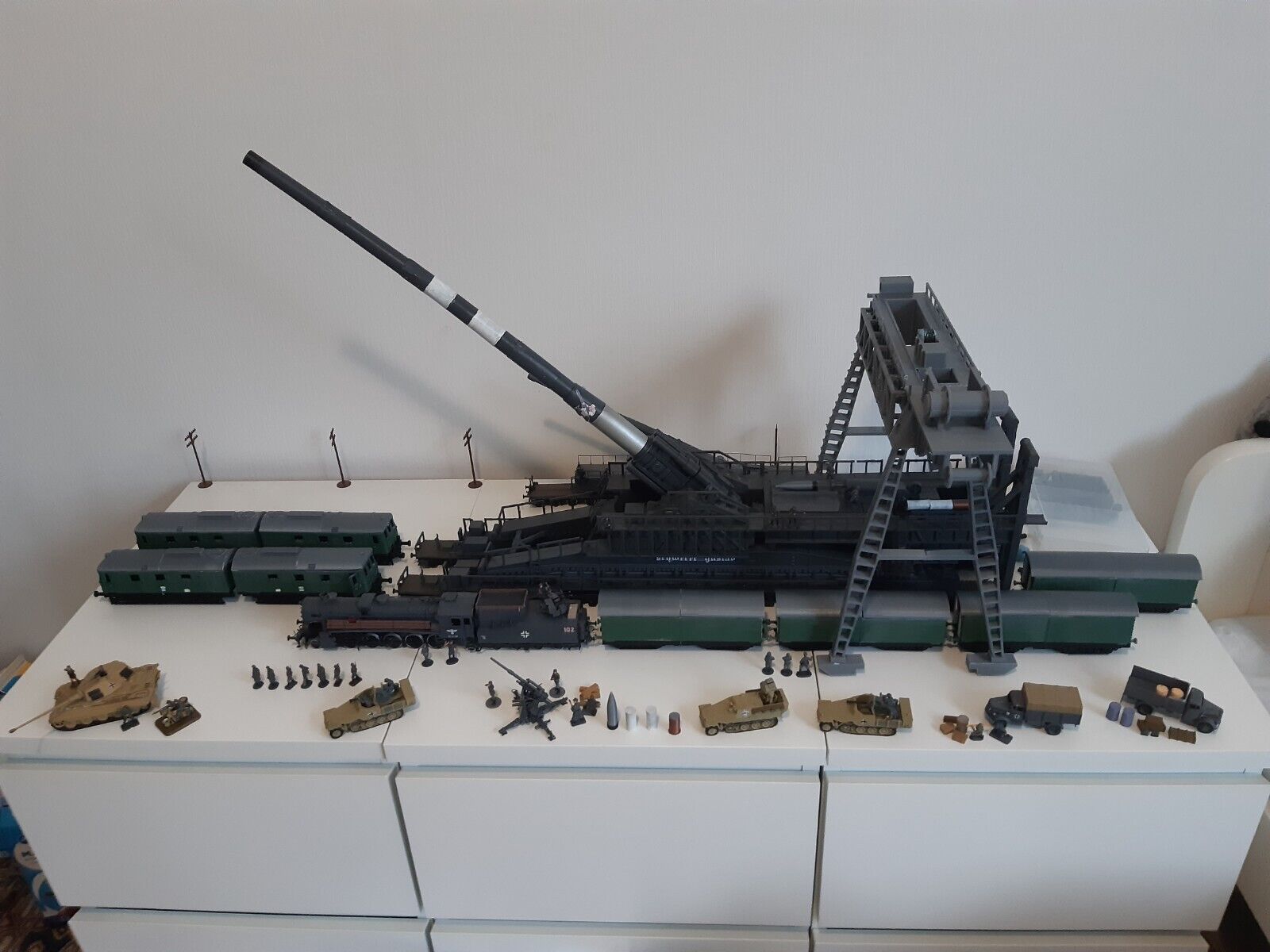 WW2 Schwerer Gustav (Heavy Gustaf) Kit de construction de canon