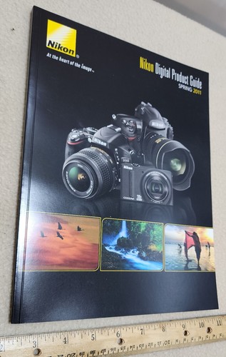 Nikon Full Line Product Guide Spring 2011 RARE - NEW Heavy Stock Paper 1Lb