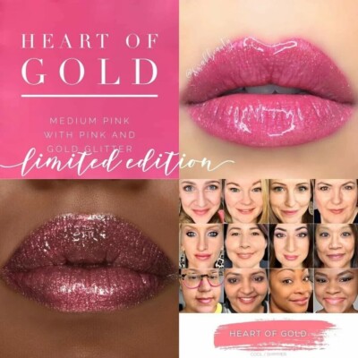 Lipsense Heart of Gold Long Lasting Liquid Lip Color New and Sealed SeneGence