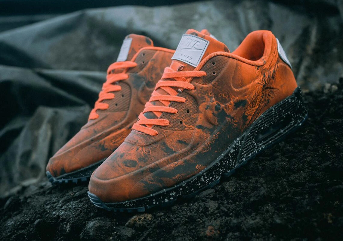 Nike Air Max 90 QS Mars Landing 3M Magma Orange CD0920-600 sz 5.5