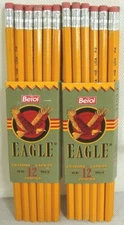 X 2 Dozen VTG 1993 Berol Eagle HB No. 2 Pencils NOS Unsharpened Made in USA