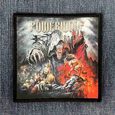 Powerwolf The Sacrament of Sin Sublimated Printed Patch German Power Metal